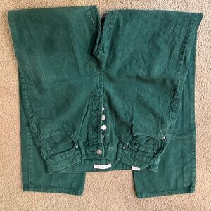 PacSun Forest Green Corduroy Flare Jeans